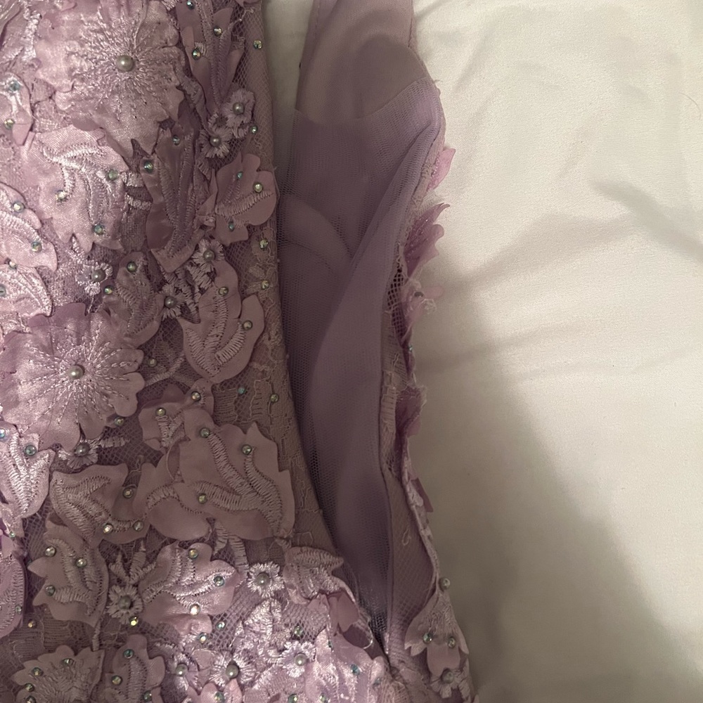 Lavender Prom Dress - Picture 2 of 7